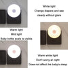 4 PCS LED Dimmable Energy-saving Plug-in Night Light, CN Plug(White)