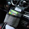Vehicle Air Outlet Storage Bag Multi-function Document Change Storage Bag(Grey)