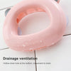 Wall-mounted Bathroom Wall Hanging Rack Creative Couple Suction Cup Toothbrush Shelf Holder(Pink)