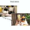 Happy Birthday Girl Boy Aluminum Film Balloon Scene Decoration Set Background Wall Decoration Adult Party Decoration Supplies(Golden)
