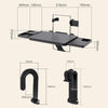 SHUNWEI SD-1528 Car Seat Back Computer Rack(Black)