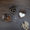 Wooden Heart Shape Ring Box Jewelry Storage Box Wedding Valentine Gift Box, Spec: RB513-C6