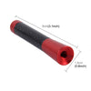 Carbon Fiber Aluminum Short Antenna Polished Universal Screws Base(Medium Size) (Red)
