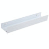 No-Punch Bathroom Shelf Washstand Convenient Storage Rack, Specification: 50cm White Paint