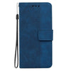 For Samsung Galaxy A26 5G Geometric Embossed Leather Phone Case(Blue)
