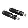 MB-BF006-BK 2 PCS Universal Motorcycle Motor Bike Folding Footrests Footpegs Foot Rests Pegs Rear Pedals Set