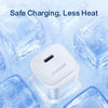 JOYROOM JR-TCF02 PD Type-C 20W Mini Charger, Plug:UK Plug(White)