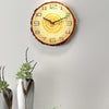 12 Inches Wood Grain Annual Ring Quartz Silent Clock Wall Clock, Style:MW012-12 (28x30 cm)