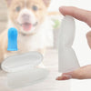 Dog Silicone Finger Toothbrush - White