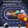 HJ5222 Children Space Projection Toy Lighting Sound Effect Mini Cartoon Toy(Alien)