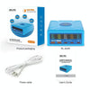 RELIFE RL-304R 5-Port 260W GaN Smart USB Fast Charger With 15W Wireless Chargind LCD Display(US Plug)