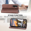 For Samsung Galaxy A26 5G Cubic Grid Calf Texture Magnetic Leather Phone Case(Brown)