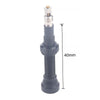 A5702 2 PCS 40mm Black French Tubeless Valve Stem with Repair Kit for Road Bike
