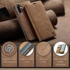For Samsung Galaxy A56 CaseMe 013 Multifunctional Horizontal Flip Leather Phone Case(Brown)