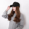 8261E Fashion Hat Wig Female Detachable Pear Flower Roll Long Hair Wig(Aoki Ash)