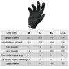 WEST BIKING Cycling Anti-slip Breathable Touch Screen Gloves, Size: M(Black)