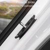 4pcs / Set For Tesla Model 3/Y Door Latch Cover Silent Shock Absorption Locking Clip(Black)