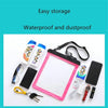 Multipurpose Single Shoulder Outdoor Transparent Waterproof Bag for Mobile Phone Small Objects(Orange)