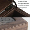 Wood Grain Leather Watch Display Box Watch Storage Case Jewelry Box, Style: 3 Digit Long