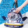 Childrens Cartoon Swimming Bag Wet and Dry Separate Waterproof Storage Bag Portable Beach Backpack, Style: Small Panda