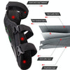 Motolsg MT-05 Motorcycle Bicycle Riding Protective Gear 4 in 1 Elbow Pads(Yellow Grey)
