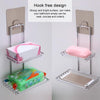 Creative Double Layer Stainless Steel Soap Stand Non-trace Magic Sticker Style Soap Dish Bathroom Shelf