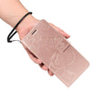 For Samsung Galaxy A06 4G / 5G 3D Butterfly Embossed Pattern Flip Leather Phone Case(Rose Gold)