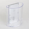 Transparent Desk Clock Pencil Holder Removable Desktop Table Digital Clock