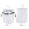 Wall Hanging Storage Bag Drying Underwear Mesh Pocket Cosmetic Storage Hanging Bag, Model: With Lace