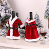 Christmas Red Wine Bottle Cover Wine Bottle Decoration Creative Wine Bag(Skirt)