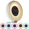 Simulated Sunrise And Sunset Sleep Light Alarm Clock with FM Radio(EU Plug)
