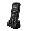 UNIWA V1000 4G Elder Mobile Phone, 2.31 inch, UNISOC TIGER T117, 1800mAh Battery, 21 Keys, Support BT, FM, MP3, MP4, SOS, Torch, Network: 4G, with Docking Base(Black)