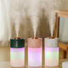USB Colorful Cup Humidifier Home Car Ambient Light Desktop Air Purifier(White)