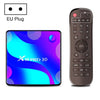 X88 Pro 10 4K Ultra HD Android TV Box with Remote Controller, Android 10.0, RK3318 Quad-Core 64bit Cortex-A53, 4GB+64GB, Support Bluetooth / Dual-Band WiFi / TF Card / USB / AV / Ethernet(EU Plug)