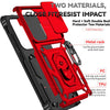 For Samsung Galaxy S25 Ultra 5G Sliding Camshield Holder Phone Case(Red)