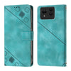 For Asus Zenfone 11 Ultra Skin Feel Embossed Leather Phone Case(Green)