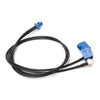 Fakra C Male to 2x Female Y Splitter Cable 50cm RG174