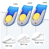 Half-Size Inner Heightening Pads Soft And Comfortable Invisible Shock Absorption Increased Insoles, Size: 3.5cm(Blue)