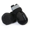 HCPET Non-Slip Dog Boots, Waterproof, Size 7 (Black) - 4 Pack