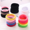 20pcs / Pack Girls Kids Rubber Bands Ponytail Holder Elastic Hair Bands(Shallow Five Colors)