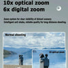 4K HD Optical Zoom Digital Camera 60MP Dual Screen Selfie Camera, No Memory(White)