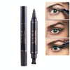 2 in 1 Black Waterproof Dual Head Quick Drying Eyeliner Seal Stamp Pen