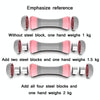 Ladies Home Adjustable Weight Fitness Dumbbells Arm Muscle Shaper, Weight: 2kgPink
