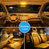 10pcs T10 4014-26SMD Car Bright Lights LED Clearance Light Lamp Reading Light (Yellow Light)