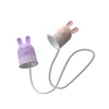 KD201 Portable Lamp Hanging Neck Reading LED Night Light, Style: Bunny (Pink+Purple)