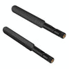 2 x 6dBi 2.4GHz 5GHz Dual Band WiFi RP-SMA Male Antenna + 2 x 35CM RP-SMA IPEX MHF4 Pigtail Cable for M.2 NGFF WiFi WLAN Card (Black)