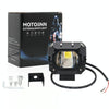 Motorcycle Strong Light With Lens Spotlight Electrical Bike Conversion Spotlight Paving Light(White And Yellow Dual Light)