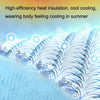 1 Pair Summer Sun Protection Extended Ice Sleeves UV Protection Arm Sleeves, Size: S(Blue+White)