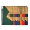 For Samsung Galaxy S25 Ultra 5G idewei Two-color Splicing Leather Phone Case(Green)