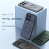 For Xiaomi Redmi K70 / K70 Pro Magsafe Hidden Fold Holder Full Coverage Shockproof Phone Case(Grey)